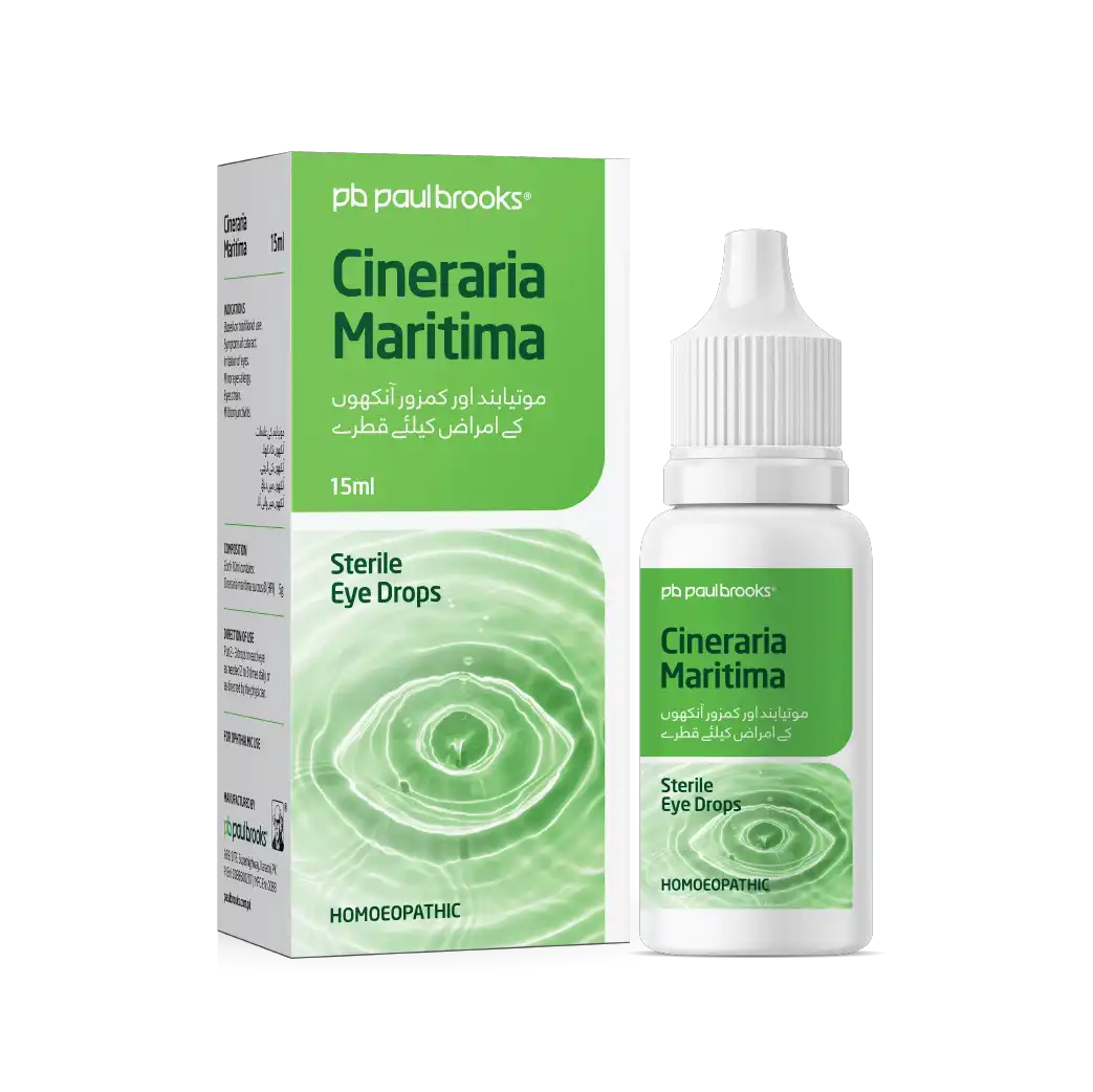 Cineraria Martima  Eye Drops — Paul Brooks
